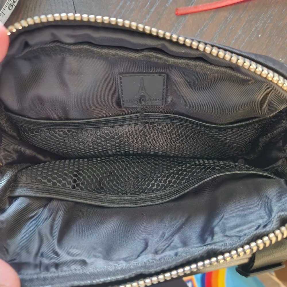 Leopard Minnie Mouse Black Crossbody Bag - Picture 5 of 7